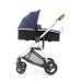 Коляска 2 в 1 BabyStyle Oyster Zero Pure Silver, Olive Green, Oxford Blue