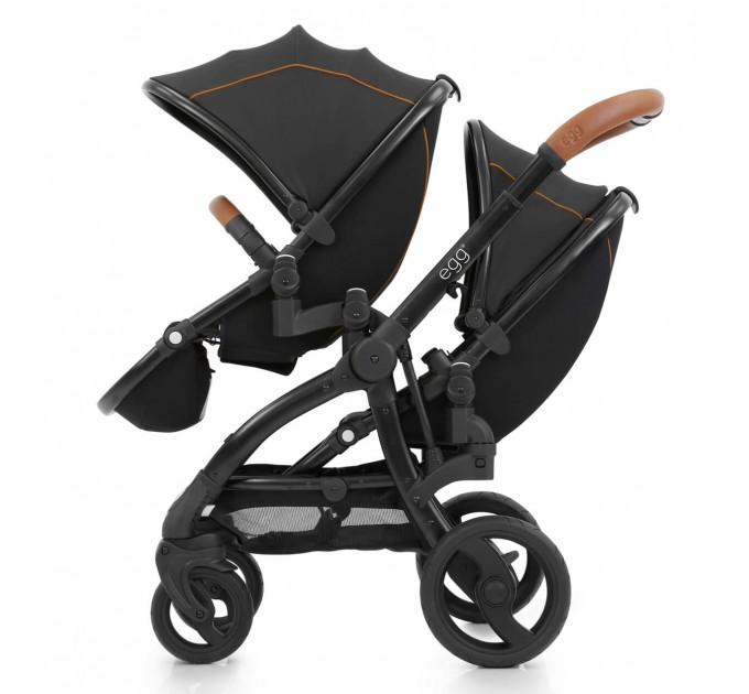 Прогулочная коляска для двойни Babystyle Egg Tandem, цвет quantum grey