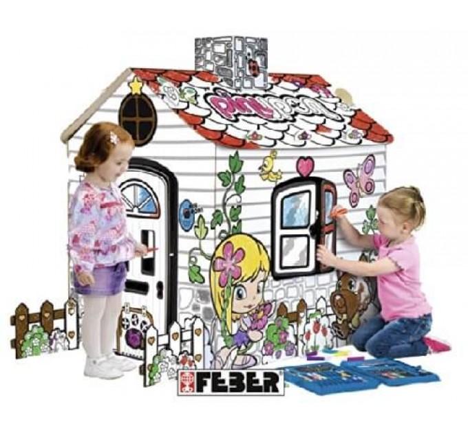 Игровой домик для раскраски Feber Paint your house pIinypon